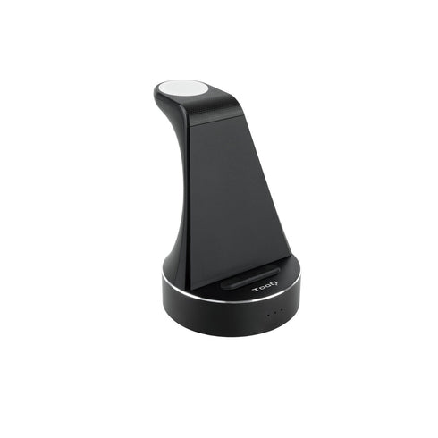 Cargador de Pared TooQ Base de Carga Inalámbrica para Apple Watch y iPhone/Smartphone, Negro Negro 15 W